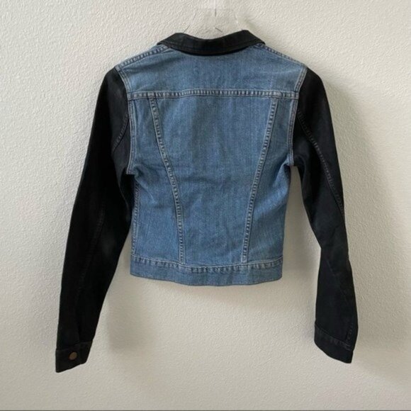J Brand Two Tone Bowie Jean Jacket - Picture 10 of 11